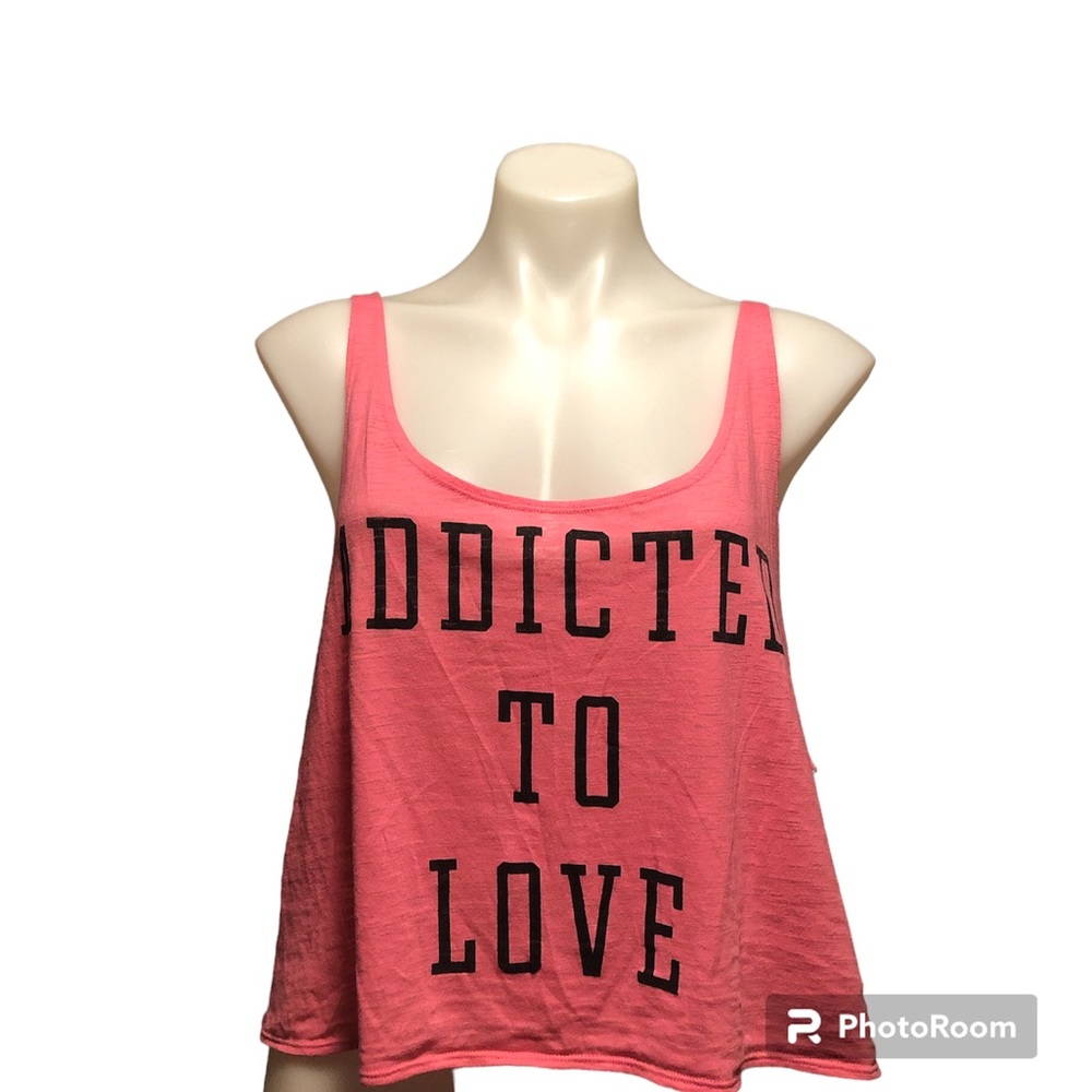 L Pink Crop Top